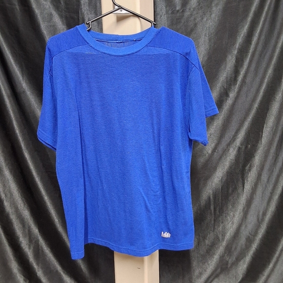 Vibrant Blue Short Sleeve Tee with Crew Neck - Picture 1 of 15